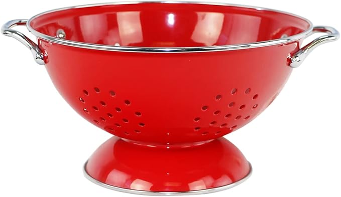 Calypso Basics by Reston Lloyd Powder Coated Enameled Colander, 3 Quart by RestonLloyd