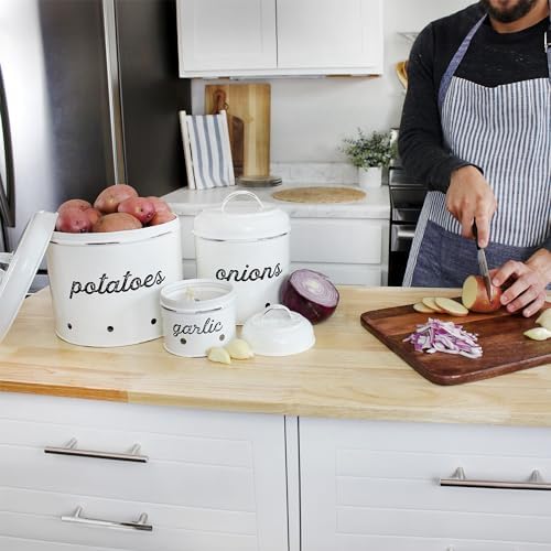 AuldHome Design Vegetable Storage Canister Set