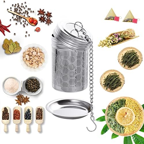 2 Pack Tea Infusers For Loose Tea, 304 Stainless Steel, 2 Inch