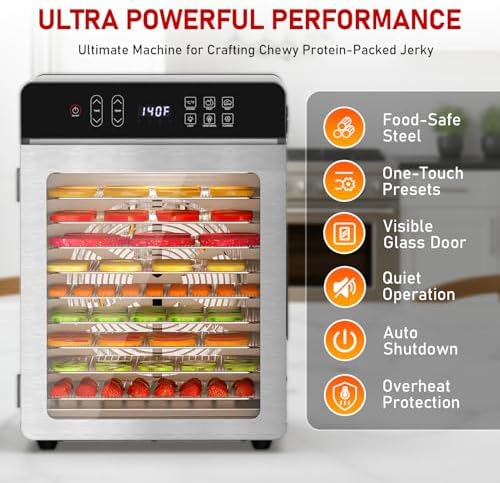 Food Dehydrator, 10 Trays