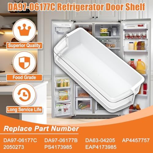 DA97-06177C Refrigerator Door Shelf Bin Compatible with Samsung