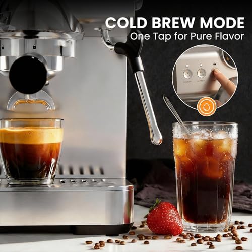 Espresso Machine, 20 Bar with Steam Wand