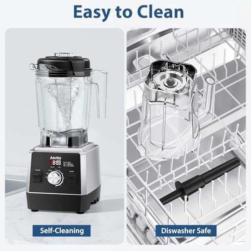 Aeitto 1800W Countertop Blender, 68Oz