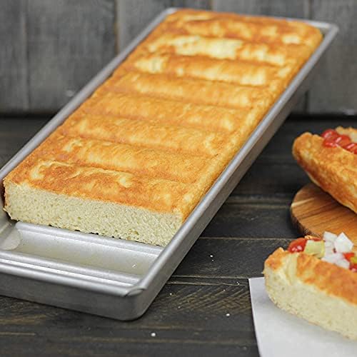 USA Pan Bakeware Nonstick New England Hot Dog Bun and Lobster Roll
