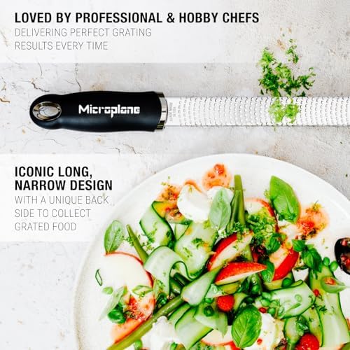 Microplane Premium Classic Series Zester 18/8, Black - Lemon Zester &