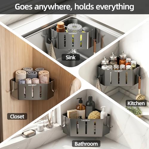 Kitchen Sink Sponge Holder, Gray (1 Pack)