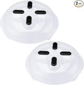 HOVER COVER 2 Pack Magnetic Splatter Cover, 12-Inch Clear BPA-Free Food Lid by HoverCover