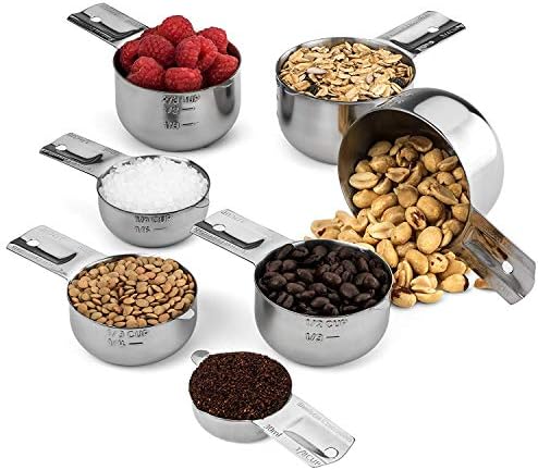 Hudson Essentials Stainless Steel Measuring Cups and Spoons Set