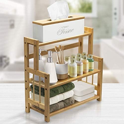Sorbus 3-Tier Bamboo Countertop Organizer