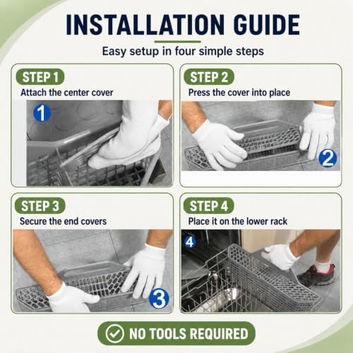 WD28X10128 Dishwasher Silverware Basket, Compatible with GE