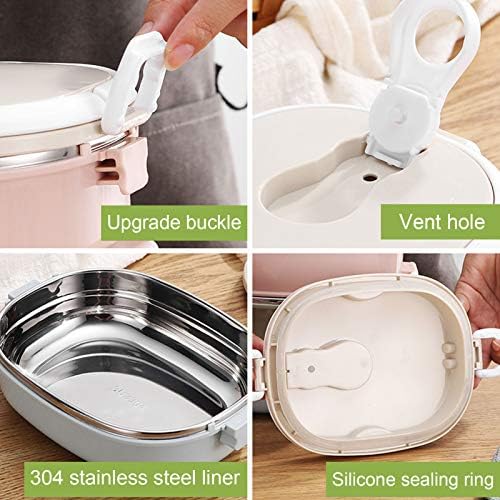 flexman Stainless Steel Bento Box, 18.2x15x7.5cm