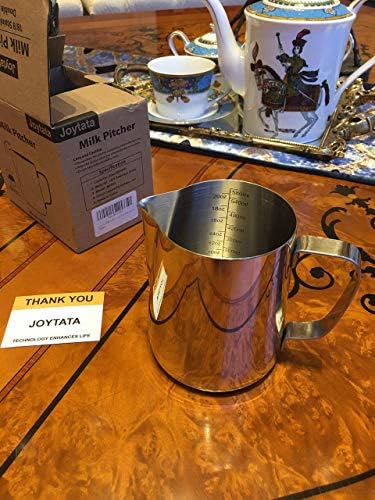 Milk Frothing Pitcher 20oz Stainless Steel Cup Perfect for Latte Art