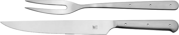 ZWILLING Porterhouse 2pc Stainless Steel Carving Knife Set by Zwilling