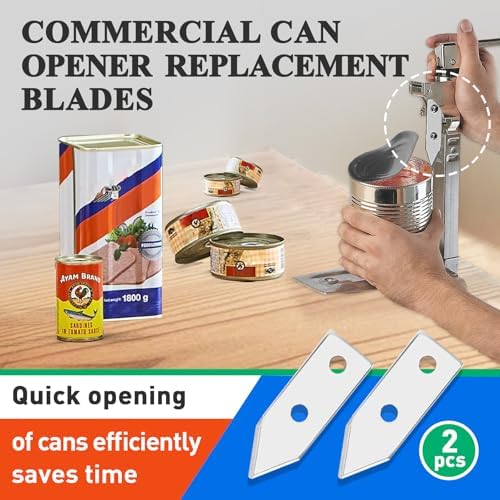 2 Pcs Commercial Can Opener Replacement Blades Compatible with Edlund