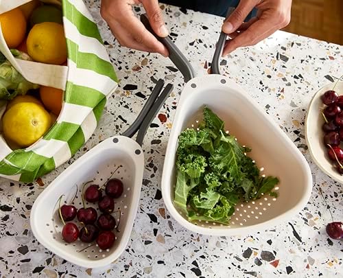 Joseph Joseph Droplet Mini Colander with Folding Handles, Kitchen