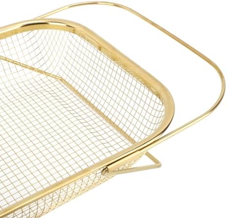 Over The Sink Colander, Stainless Steel Strainer Basket with Handles