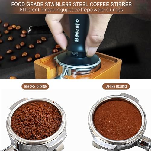 22 PCS 51mm Espresso Accessories Kit, 51mm Spring Loaded Calibrated