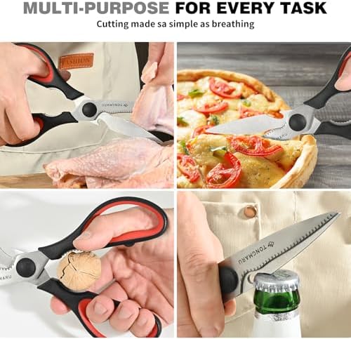 Kitchen Cooking Shears Heavy Duty Kitchen Scissor with, Detachable