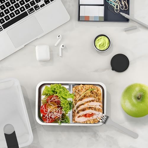 Bakpoco Stainless Steel Bento Lunch Box, 42oz Leak-Proof Lunch Box