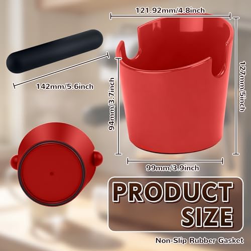 Coffee Knock Box for Espresso,with Removable Knock Bar & Non-slip