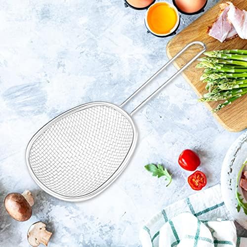 Coarse/Fine Mesh Strainers for Kitchen Stainless Steel Mesh Noodle