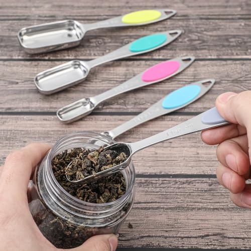 Magnetic Measuring Cups and Spoons Set, 15 Piece Stainless Steel