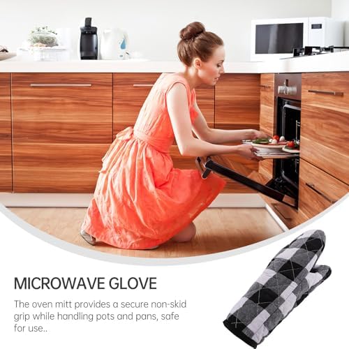KALLORY Kitchen Linen Set 6 Piece Polyester Cotton Heat Resistant