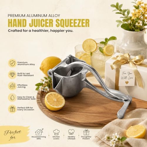 Manual Aluminum Citrus Juicer Squeezer