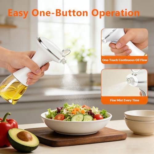 Electric Oil Sprayer for Cooking, One-Touch Mist