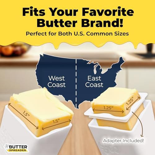 Mess-free Butter Spreader 1Pk Holds Twice the Butter for Corn Cobs