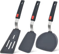 Silicone Spatula Turner Set of 3, Beijiyi 600°F Heat Resistant Cooking Spatulas by Beijiyi