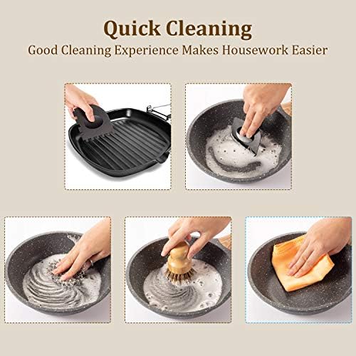 Patelai 7 Pcs Cast Iron Cleaning Kit