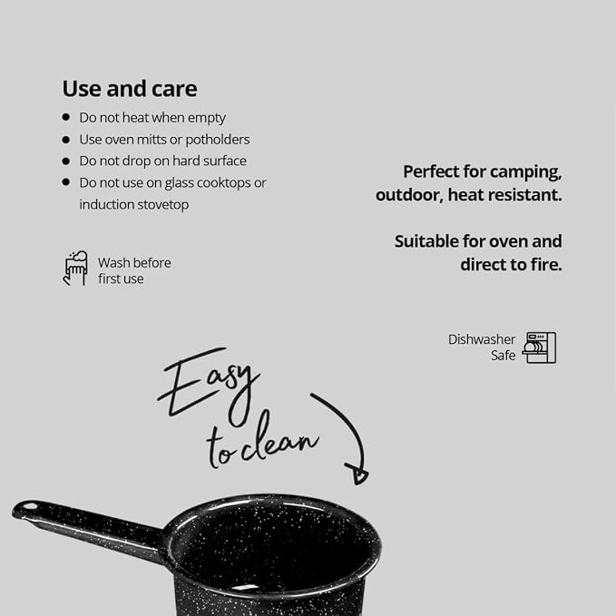 Granite Ware Non-Stick Saucepan Set - Image 6
