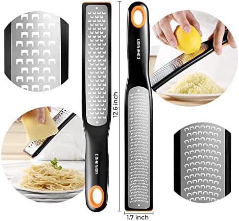 Cohesion Etched Zester & Grater Set of 2