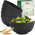 Wrova Wheat Straw Bowls Set 60 OZ Unbreakable Large Cereal Bowls Set