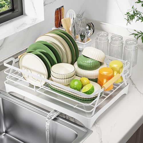 Epicano Dish Drying Rack, White