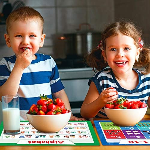 Simply Magic 5 Educational Placemats for Kids – Kids Placemats Non