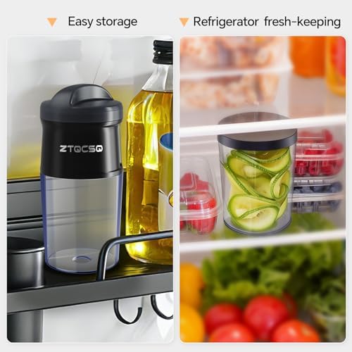 5-in-1 Safe Vegetable Mandoline Slicer, Adjustable Thickness
