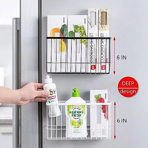 Magnetic Shelf Fridge Basket Bin for Washer Dryer