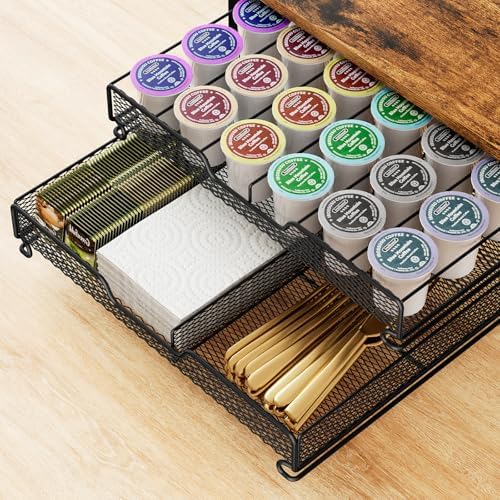 Plaviya Coffee Bar Organizer Coffee Station K Cup Holder for