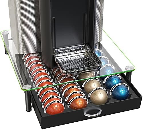 Deco Brothers Vertuo Pod Holder, 24 Large/48 Small Pods
