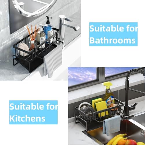 Sponge Holder for Kitchen Sink, 304 Stainless Steel