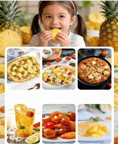 Stainless Steel Pineapple Corer and Slicer with 2-in-1 Apple Corer