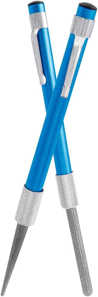 Wolfride 2Pcs Serrated Knife Sharpener, Retractable Diamond Sharpening Rod - Image 8