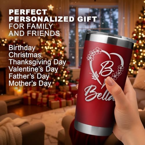 Personalized 20 oz Engraved Tumbler – Custom Name Stainless Steel