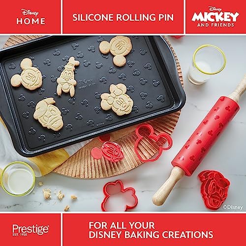 Prestige New Disney Bake with Mickey Mouse Silicone Rolling Pin for