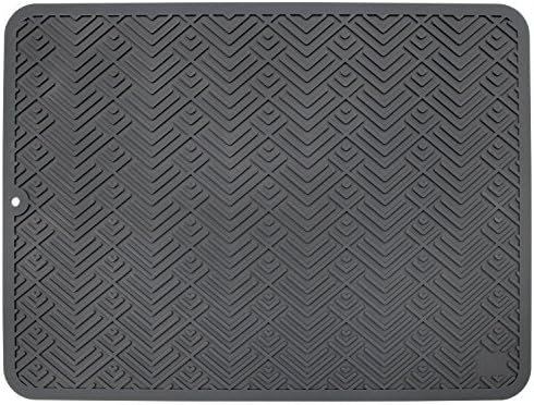 S&T INC. Silicone Dish Drying Mat or Trivet for Kitchen Durable, Heavy