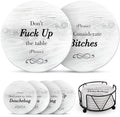 Funny Coasters - Perfect White Elephant Gifts - Unique Gifts for Women