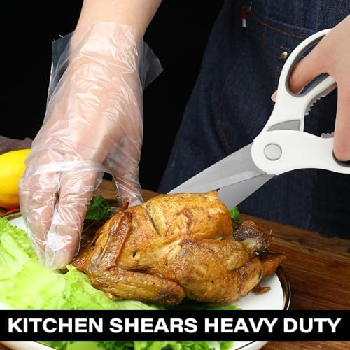 Heavy Duty Kitchen Scissors with Magnetic Holder Magnetic Shears for
