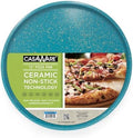casaWare Pizza/Baking Pan 12.75-inch (Blue - Granite)